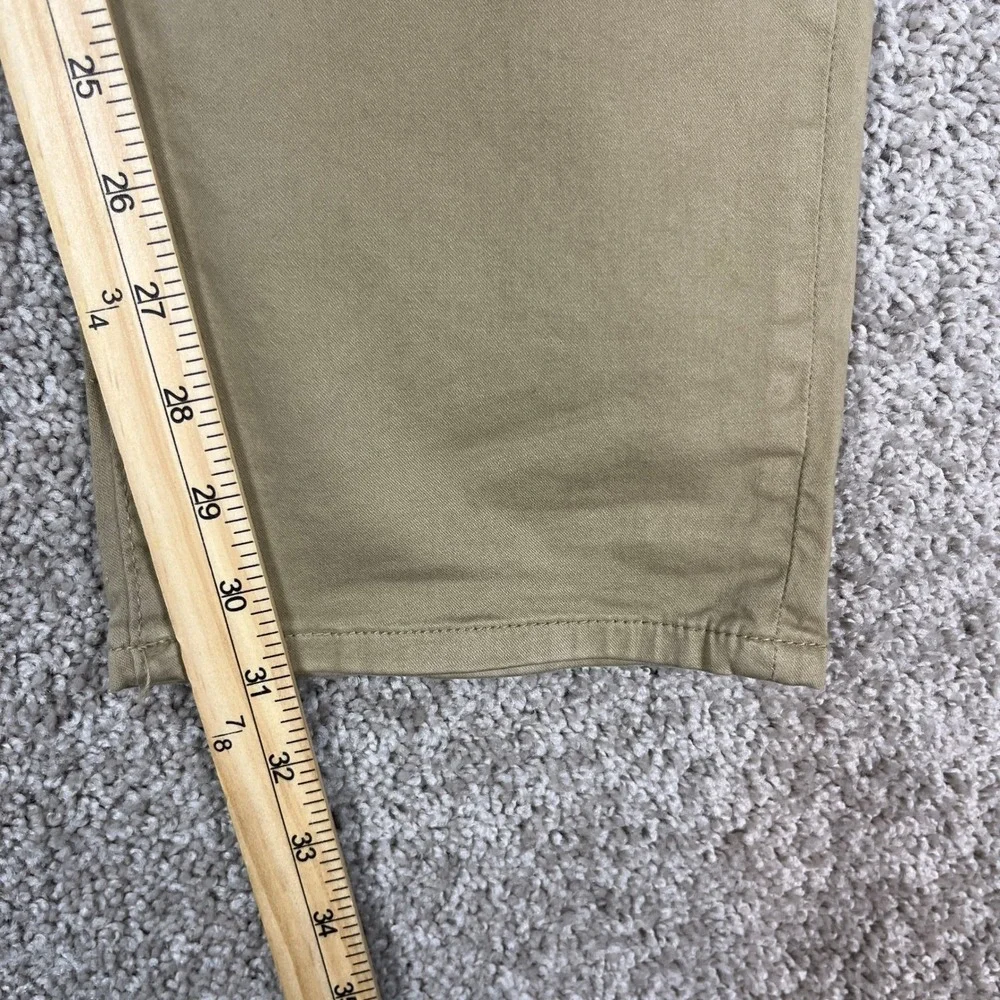 Mavi Mens Khaki Pants 34x32 Straight Leg Cotton Stretch Casual Everyday Wear EUC